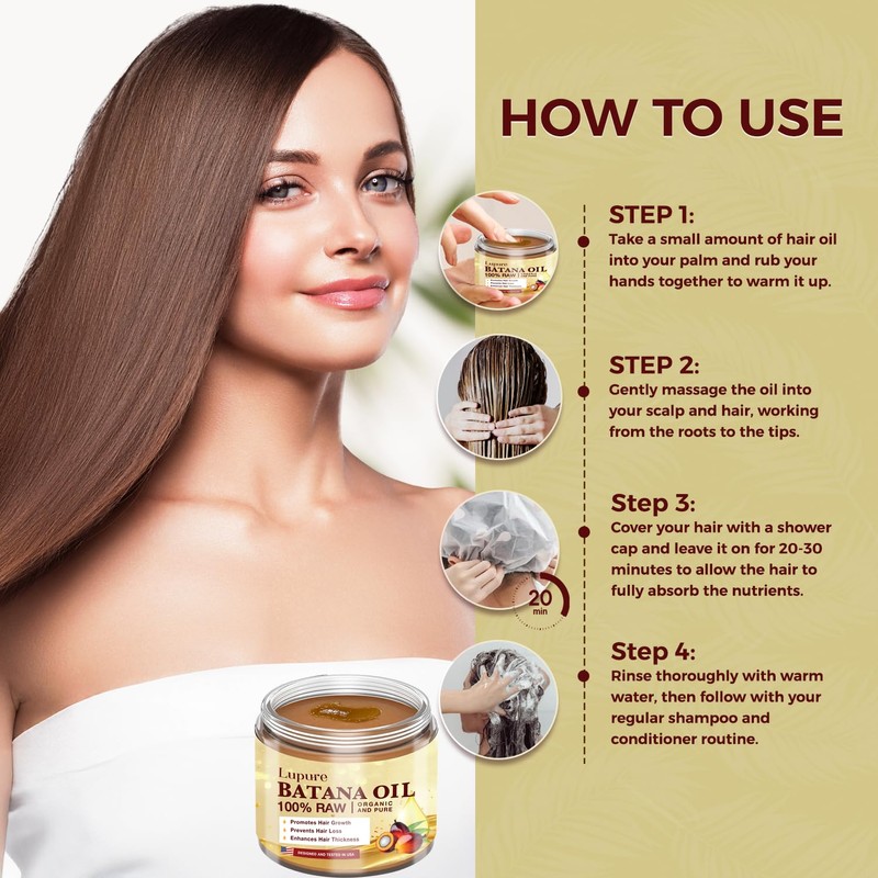 Batana Oil for Hair Growth – 100% Raw, Pure &