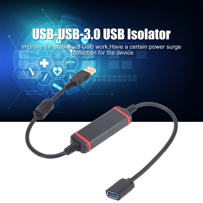 USB Isolator Module High Speed Plastic Disconnector 480M USB-USB-3.0 DC5V