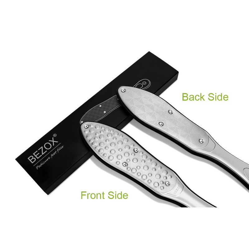 BEZOX Foot File Callus Remover, Heavy Duty Stainless Steel Foot