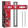 SakerPlus Cabinet Hardware Jig,Adjustable Cabinet Handle Template Tool for Knobs,Handles