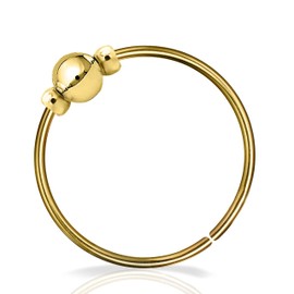 20G 14kt Gold Filled Cartilage Earring Hoop 8 mm solid gold Hoop Earring, Helix piercing Earrings