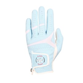 SIMPLE SYMBOL Men's Golf Glove Premium Synthetic Leather,Stable Grip,Two Pack（Left is Wear on Left Hand,Right is Wear on Right Hand） Four Colors to Choose from White/Sky/Beige/Red(Sky,S,Left)