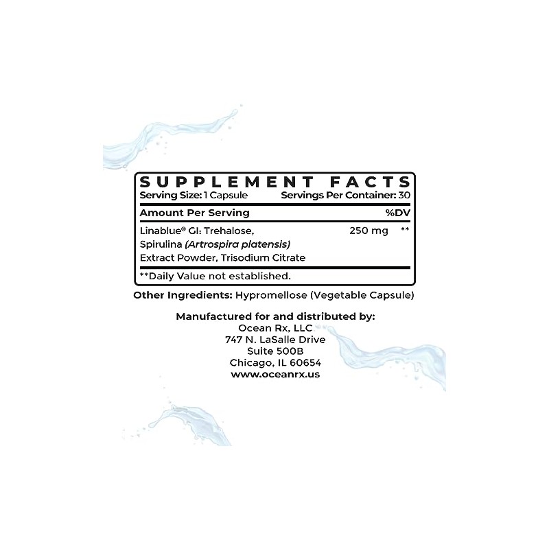 Suplemento prebiótico de extracto de espirulina azul puro antioxidante, antiinfamatorio