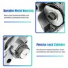 X AUTOHAUX 1 Set Door Lock Cylinder Set Kit with