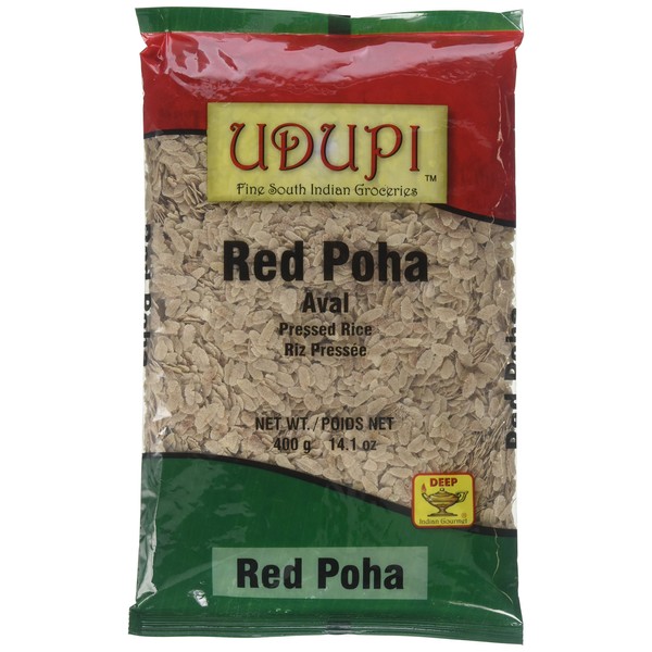Red Poha (Flattened Red Rice) "Aval" 400 Gram