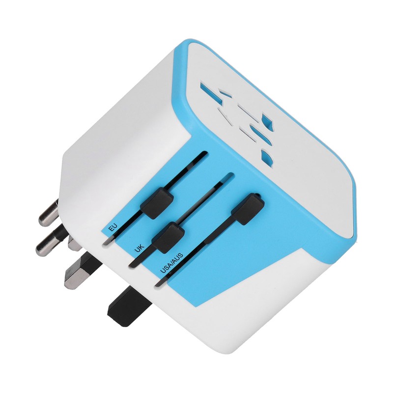 International Power Adapter Travel Plug with 4 USB Ports for