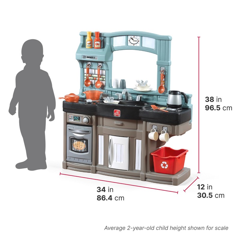 Step2 Best Chefs Kids Kitchen Playset, Indoor/Outdoor Kitchenette, Interactive Play