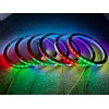 NA 6PCS 6.5" Car LED Speaker Ring Light Kit Dream