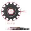 Caltric Red Drive Chain And Sprocket Kit for Honda CRF250X