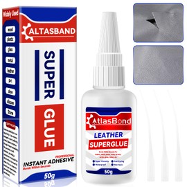 Leather Glue, Clear Super Repair Adhesive for Upholstery, Purses, Fabric, Shoe, Car Seat, Cement All Leather - Suede and Faux Leather, Also Effortlessly Bonds Ceramic, Wood, Plastic, Shoe, Crafts