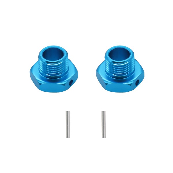 RCAWD 17mm Hex Wheels w Screw Pins 2pcs for 1/7