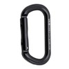 Straight Gate Carabiner - Black, Supreme Oval-Shaped (FP-9318-3-STK-BLK)