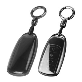 2 Pack Anti-Scratch Key Fob Cover Set,4-Buttons TPU Case Protector with Ring Clips for ​​Chery Jaecoo models(J7/J8/J9)​​, Tiggo series(7 Pro/8 Plus/8 Pro)​​, ​Arrizo 5 Plus​​, ​​Omoda 5/C5 vehicles