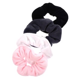 HONMEET Elegant Hair Scrunchies Large Intestine Hair Ring 4pcs Set Soft Absorbent for Daily Party