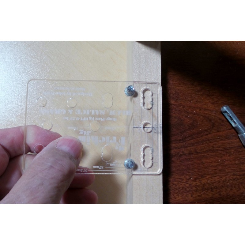 Hinge plate jig for BLUM, SALICE, and GRASS