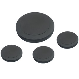 SYCZIOHU 4 PCS Car Door Speaker Bass Blockers Black Universal Self Adhesive Speaker Enhancer for 6" and 6.5" Speaker