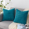 Topfinel Teal Cushion Covers 50cm x 50cm with Invisible Zip