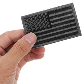 BESPORTBLE 2Pcs Taktische Patches Selbstklebende Amerikanische Flagge Applikation USA Militäruniform Emblem Patches für Rucksäcke Mützen Hüte Jacken Hosen