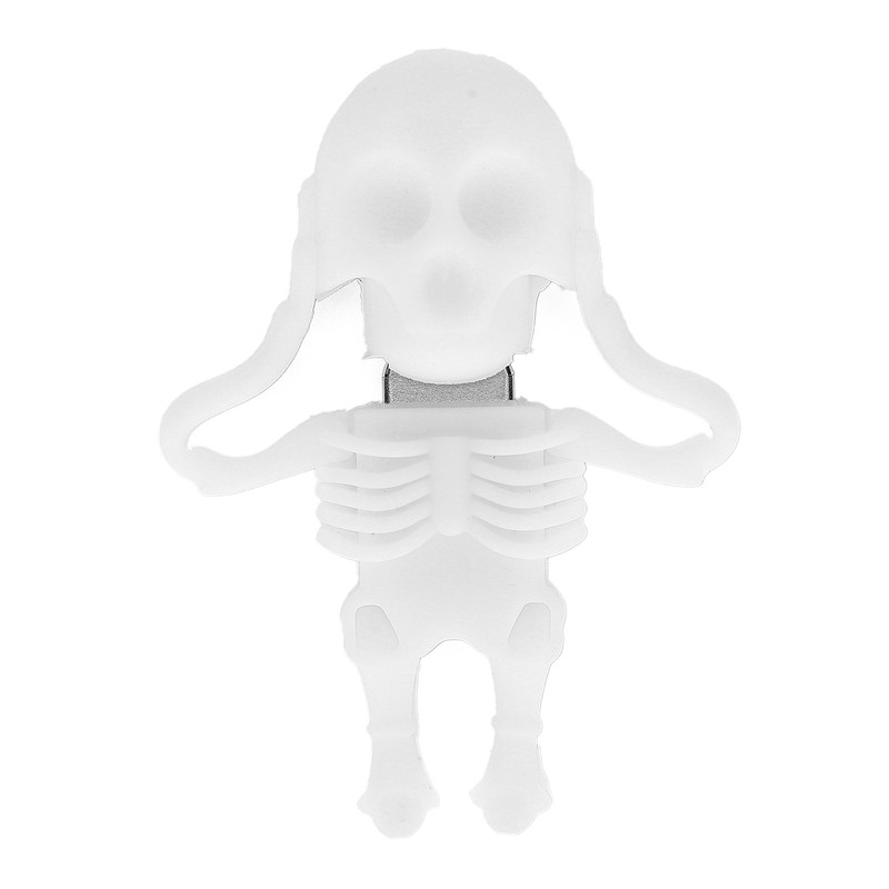 Cartoon U Disk White Skull Appearance High Speed Bulk Storage