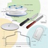 Fulfun 90 Pcs Cake Decorating Supplies kit with Cake Turntable-Cake
