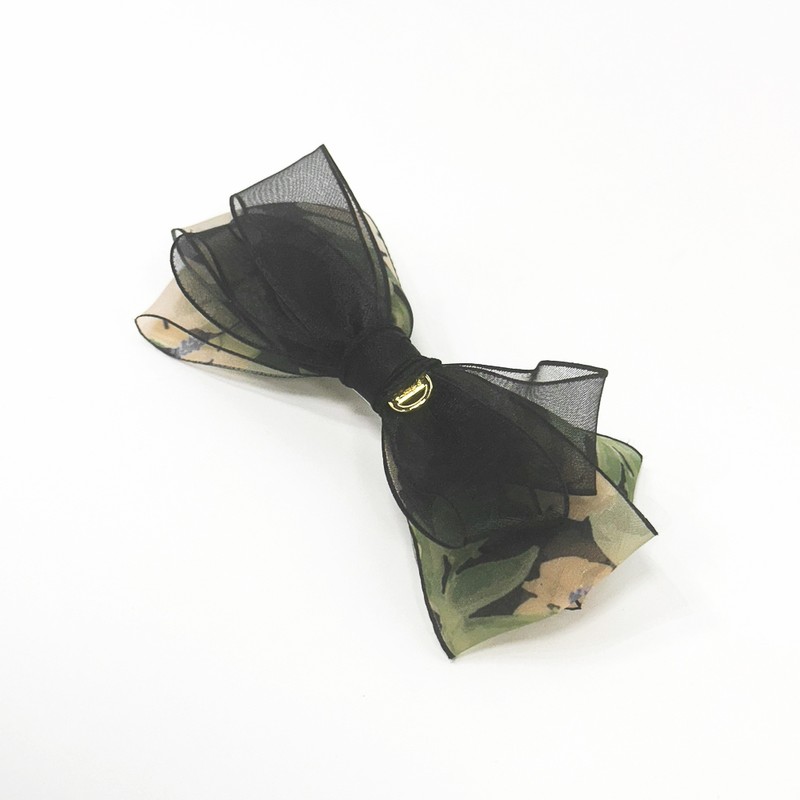 Burnaby Floral Moss Black Hairpin 10cm / 버나비 플로럴모스 블랙