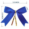 MIKEMENG 50pcs 3-1/2" Double Face Satin Ribbon Bows with Twist