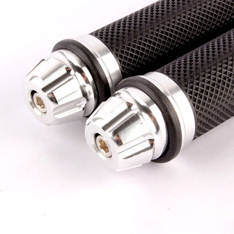 Evomosa Motorcycle Grips, Universal Motorcycle Grips, Aluminum Handlebar Ends 0.9