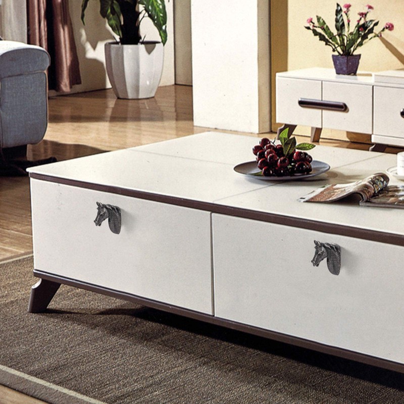 Horse Head Handle, 2 Sets Modern Stylish Cabinet Handles Horse