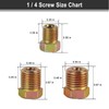Muhize Brake Line Fitting Kit - 35 PCS Brake Line