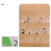 Indigo MOOMIN MP445 Moomin Wrapping Paper Bag, Flat Bag, M,