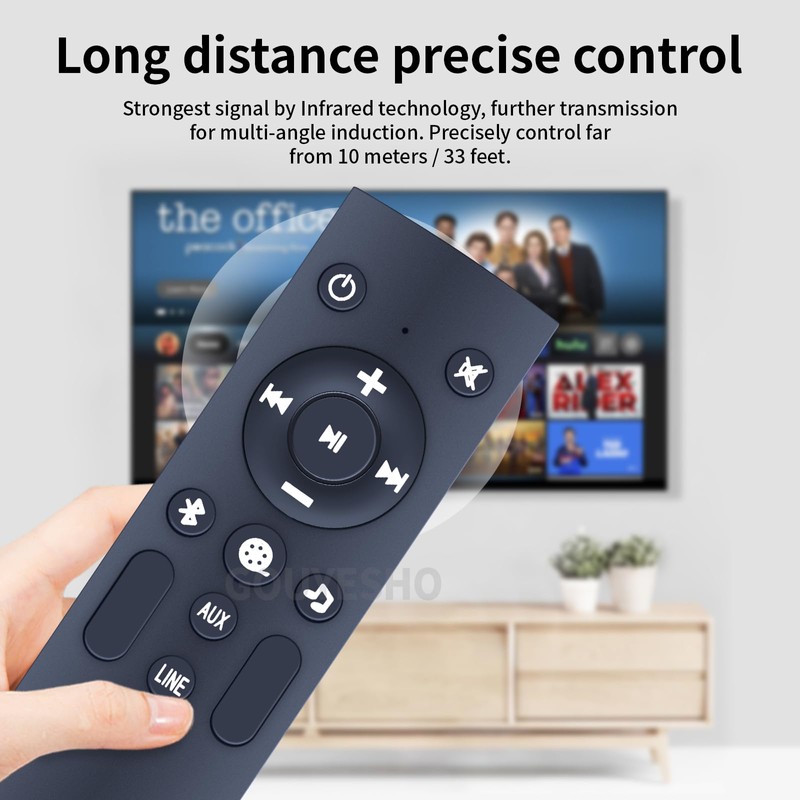 New RC12D Replacement Remote Control for Edifier D12 Integrated Stereo