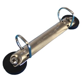 2 Ring Magnetic Ring Binder Mechanism - 25mm D Shaped Rings - Perfect for Metal Surfaces, whiteboards, Punched Pockets and Document Holders (Pack of 5)