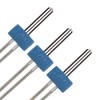 3PCS Twin Needles Stainless Steel Sewing Machine Double Needle Set
