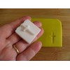 Small cross with Jesus stamp for pottery clay soaps and