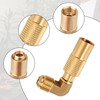 Gosknor Propane Elbow Adapter for Blackstone, Brass 3/8" Male Flare