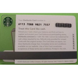 STARBUCKS CARD 2015 " AHHH YEAH! " UNIQUE CARD  BRAND NEW  GREAT PRICE