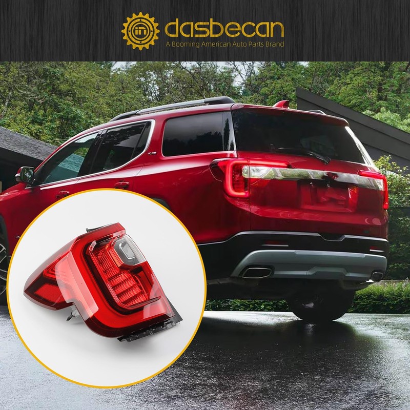 Dasbecan Tail Light Assembly Rear Lamp LED Type Compatible with