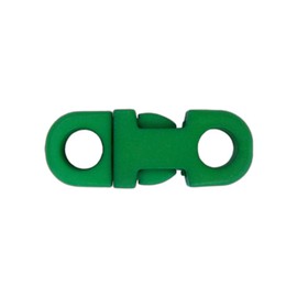 PARACORD PLANET Breakaway Side Release Buckles - 5 mm Diameter (Green, 10-Pack)