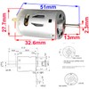 2PCS DC Motor 12V 12000RPM Micro Motor High Speed Motor