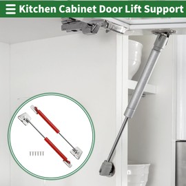 Motoforti Universal Lift Supports Struts Gas Spring 10inch/245mm 11Ib/ 50N/ 5kg Carbon Steel Red 2 Set