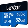 Lexar 32GB (2-Pack) High-Performance 633x micro SD Card w/ SD