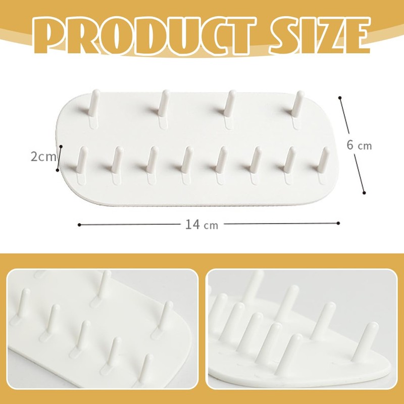 KEWUF Kettenaufhänger, Schmuckaufbewahrung, Kettenhalter, Ketten Aufbewahrung Hängend, Schmuckhalter Wand, Schmuck