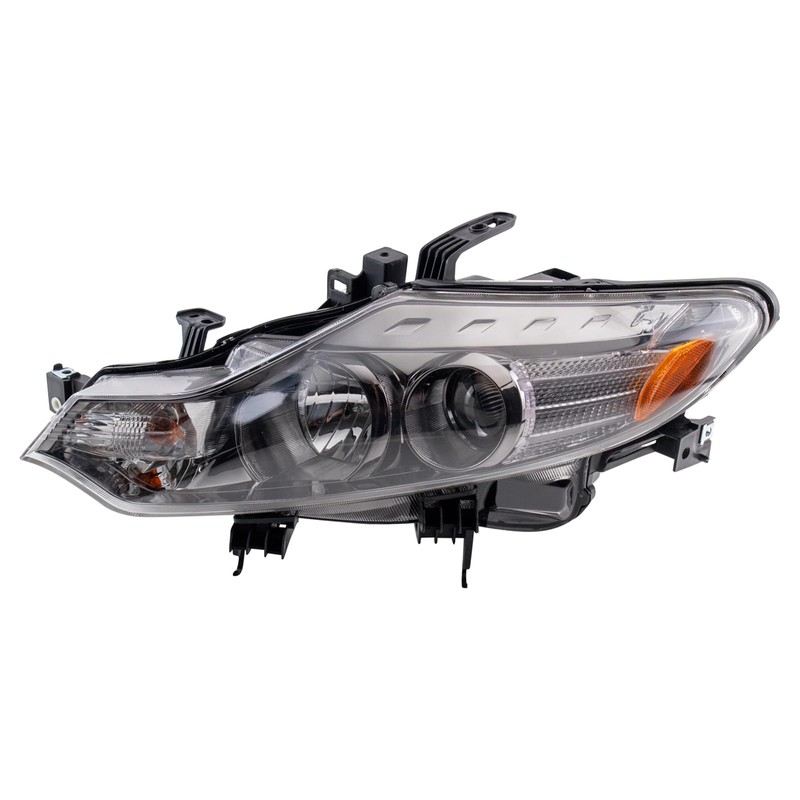 TRQ Driver Side Headlight Assembly Halogen Compatible with 2009-2014 Nissan