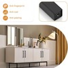 Probrico 10 Pack Matte Black Stainless Steel Modern Square Cabinet