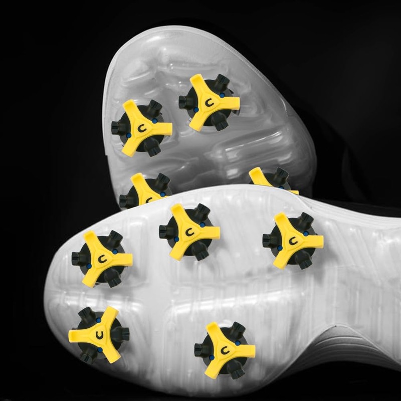 Golf Spikes Set, Golf Shoe Spikes Replacements with 1 Black