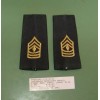Pair of US Army Male First Sergeant Dress Uniform Shoulder