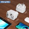 Super Electro Single Socket Adapter, 4-in-1 Socket Adapter, Multiple Plug