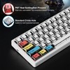Retro PBT Keycap, Comic Theme Keycap Set, 137 Keys Dye
