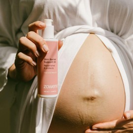 Zowena Skin Barrier Support Oil (60ml) - Oil for Pregnancy Stretch Marks, Natural Origin, with Vitamin E & Vitamin C