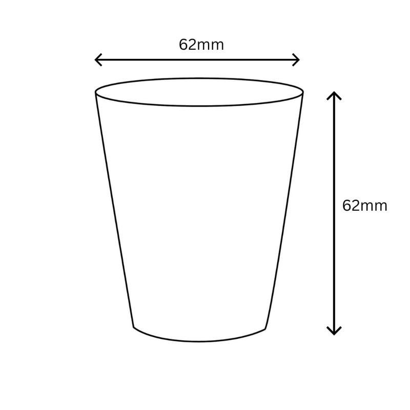 DeinPack 50 Espresso Cups 100 ml 4 oz Environmentally Friendly